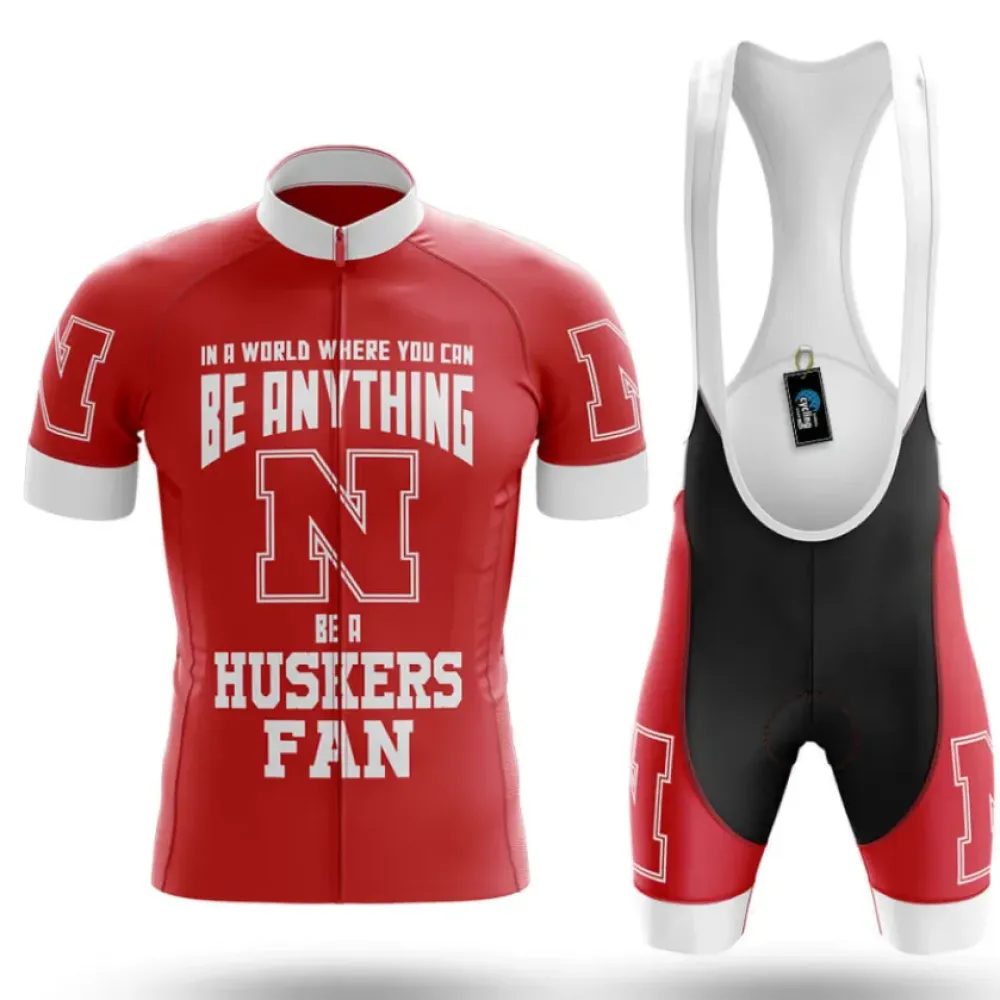 Nebraska Huskers Fan Cycling Kit Red/Black/White