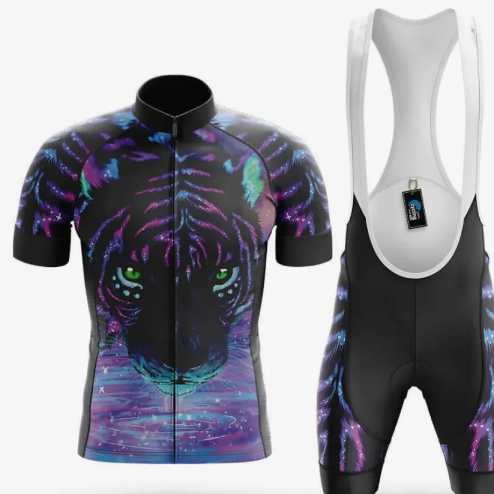 Cycling Kit V6 Tiger Purple/Black/Violet