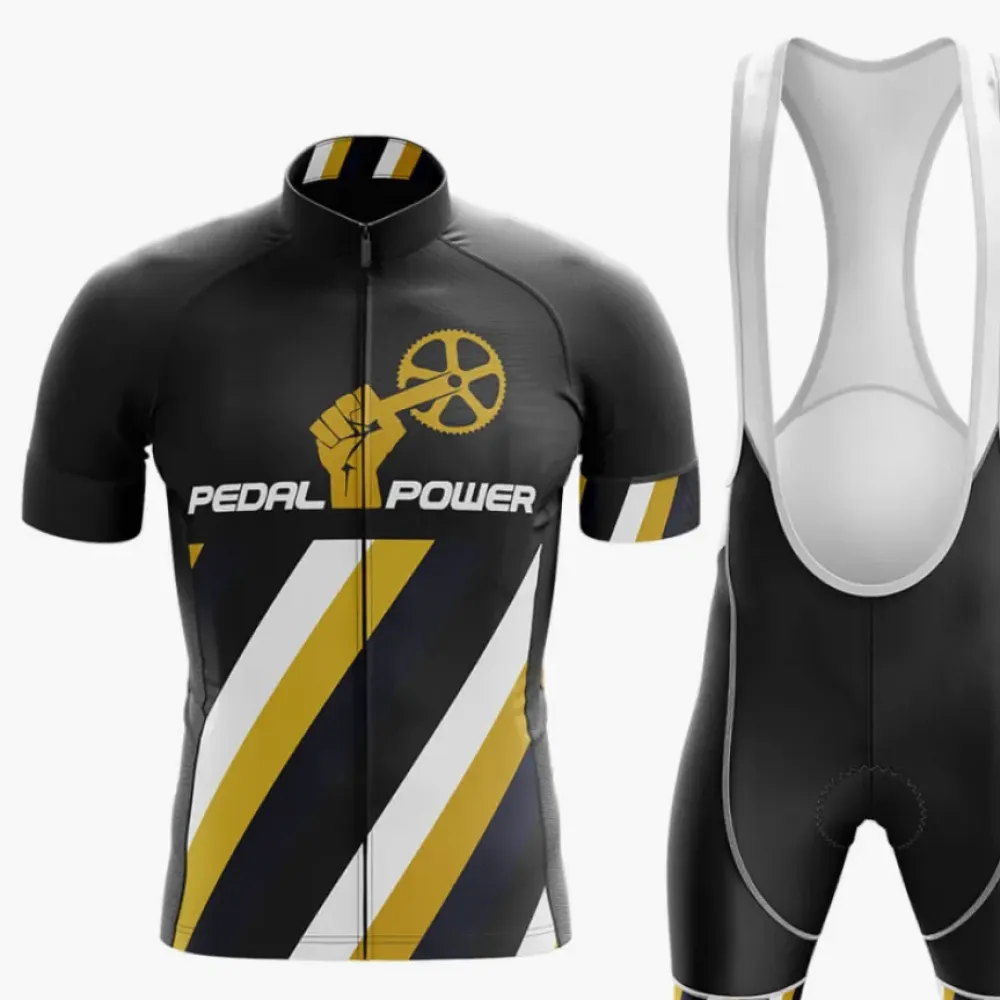 Pedal Power Cycling Kit Versatile Black/Gold/White