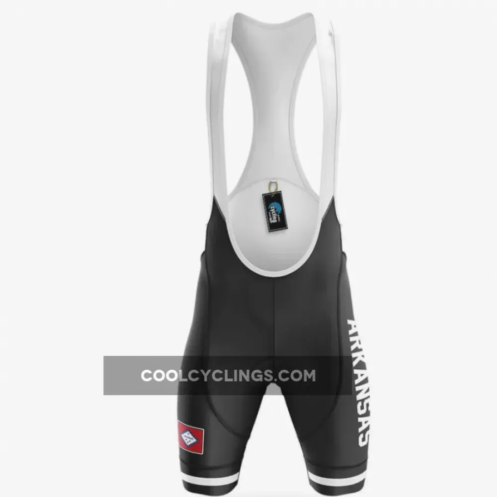 Arkansas S4 Cycling Bibs Black/White/Red