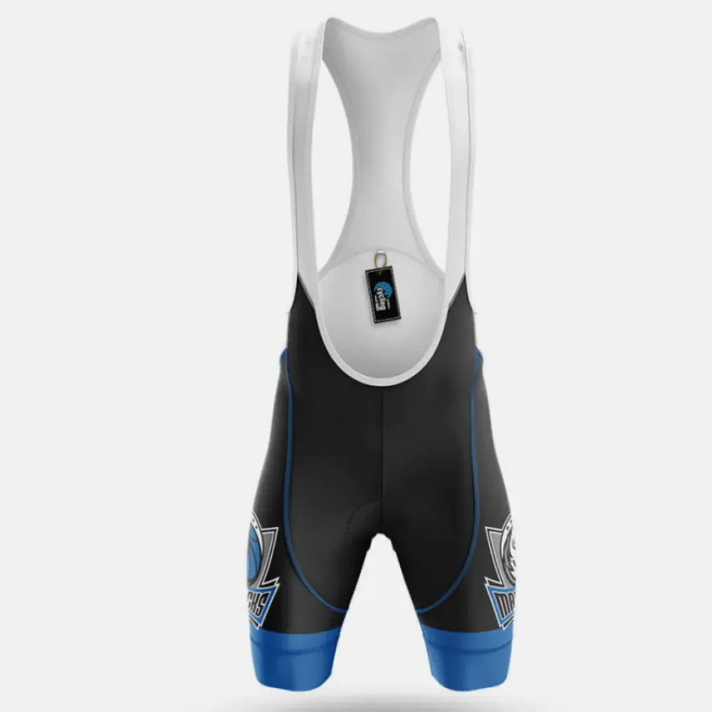 Dallas Mavericks Cycling Bibs Breathable Blue/Black/White