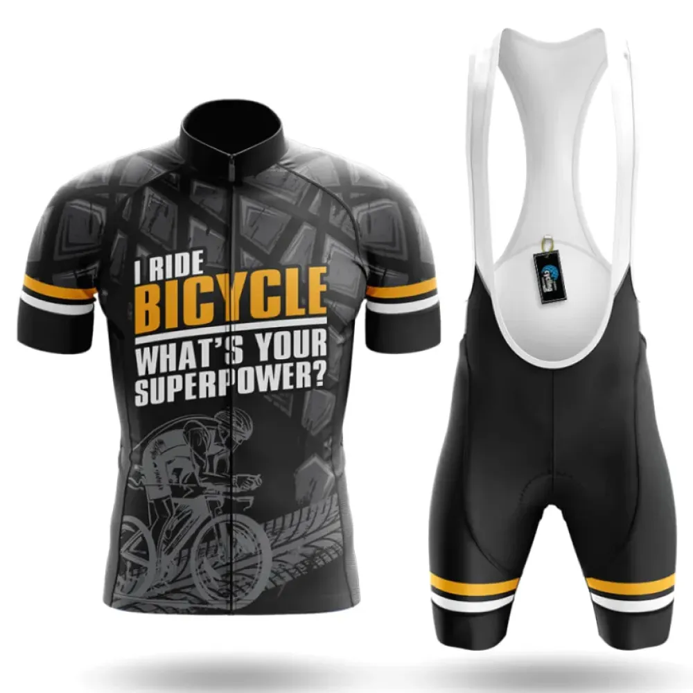 Cycling Superpower Kit Superbike Black/Yellow/White
