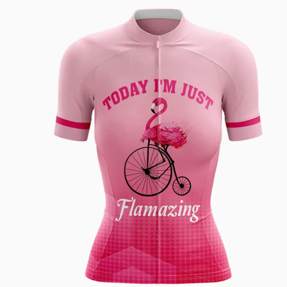 Flamazing Women's Cycling Jersey Pink/Purple/White