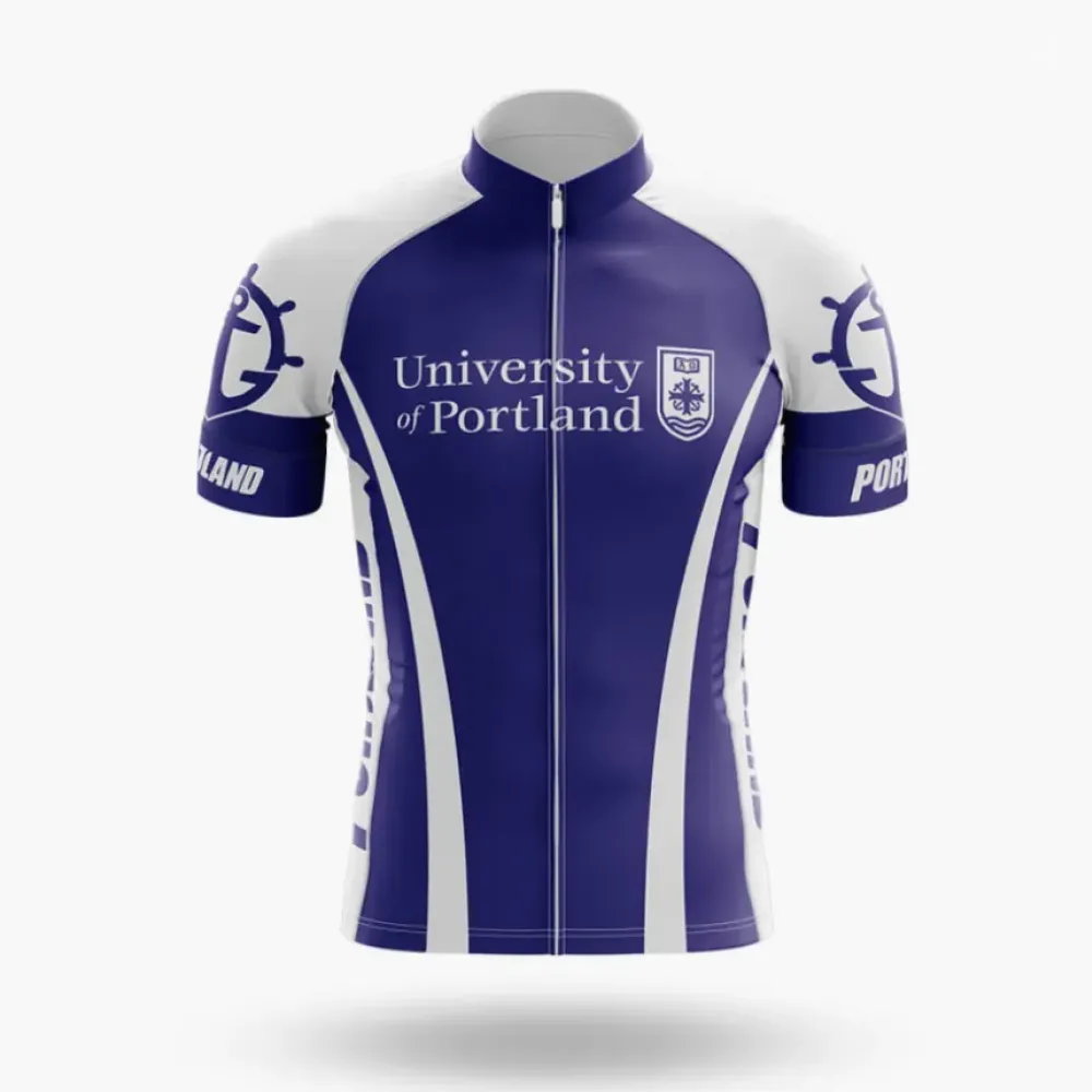 Portland Cycling Jersey University Blue/White/Purple