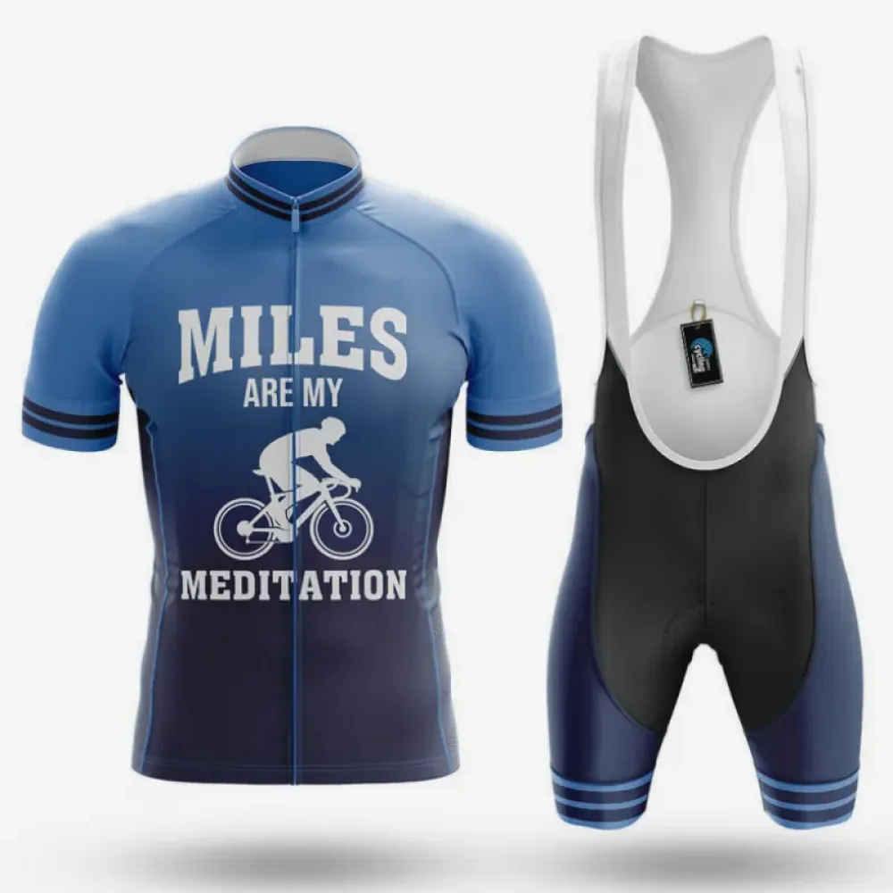 Cycling Kit Meditation Blue/White/Navy