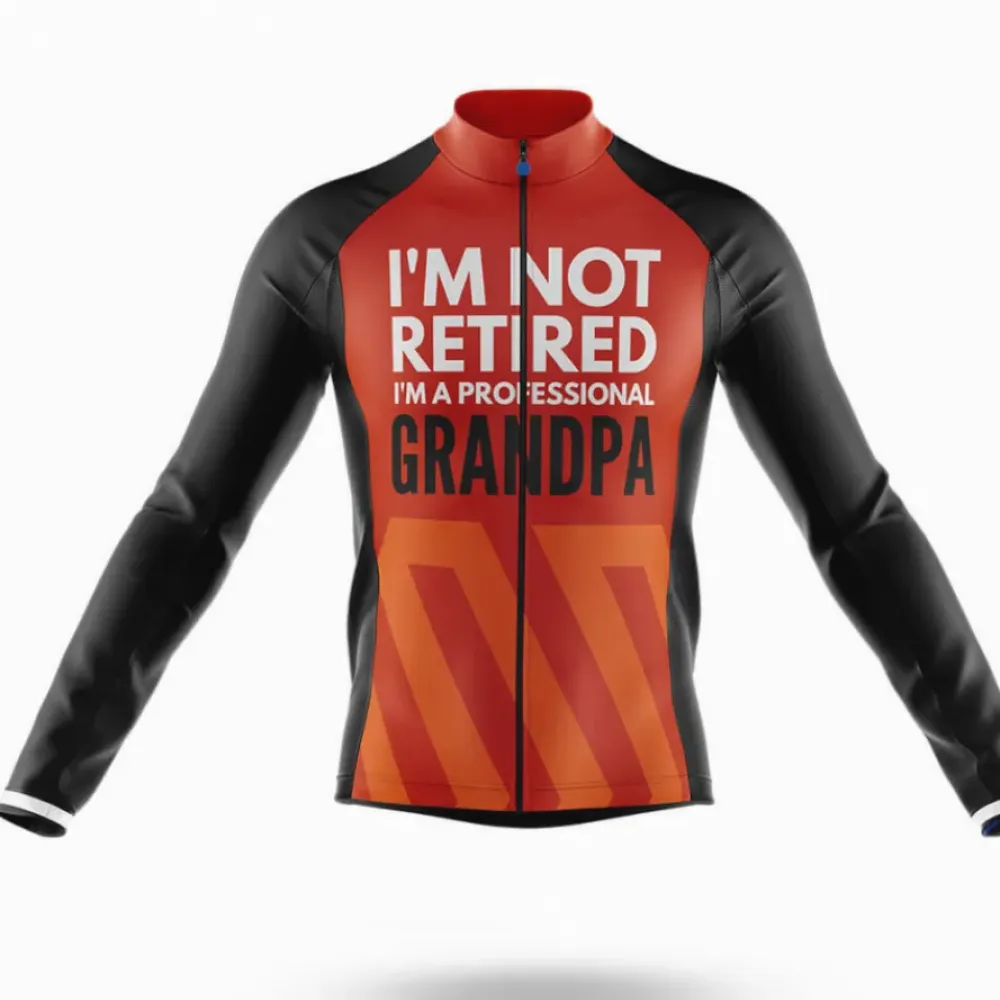 Professional Grandpa Retired Orange/Black/Red