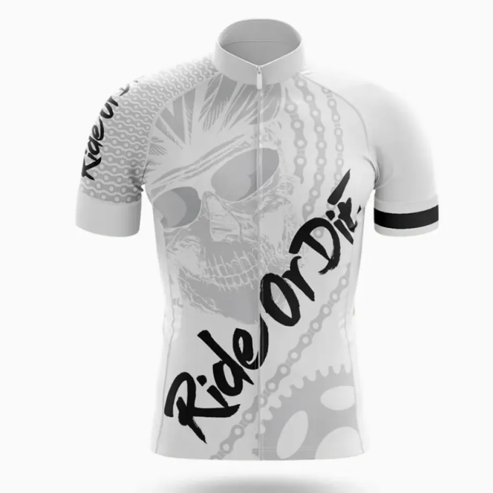 Ride Or Die V4 Skull Design White/Black/Grey