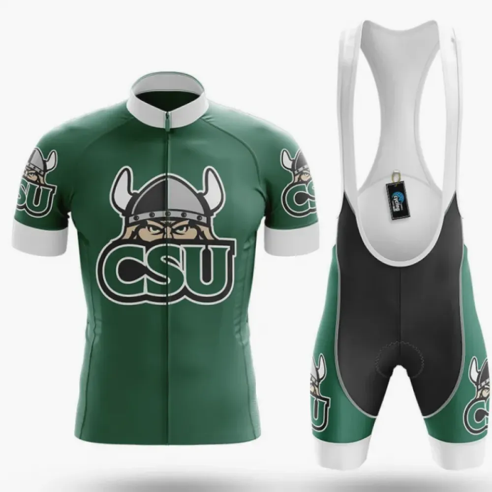 CSU Vikings Cycling Kit Green/White/Black
