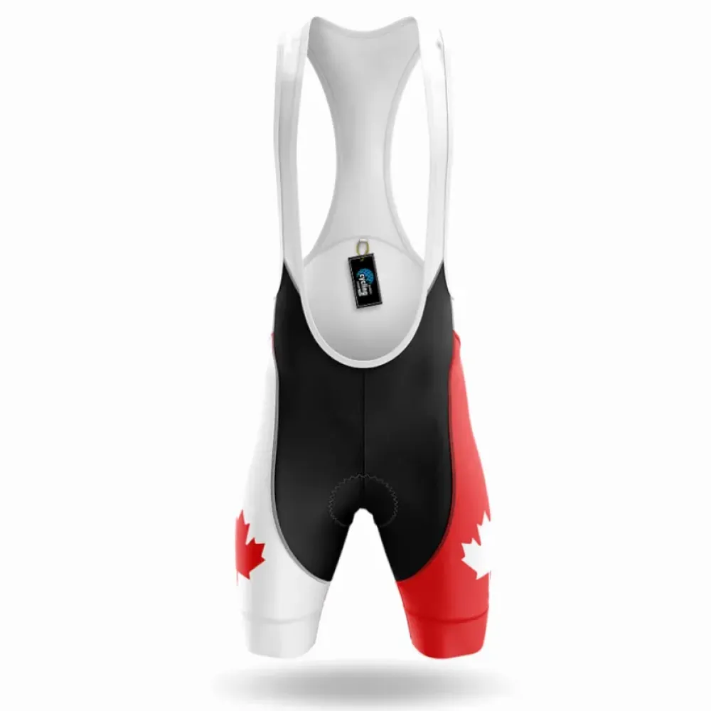 Cycling Bibs Bold Canada White/Red/Black