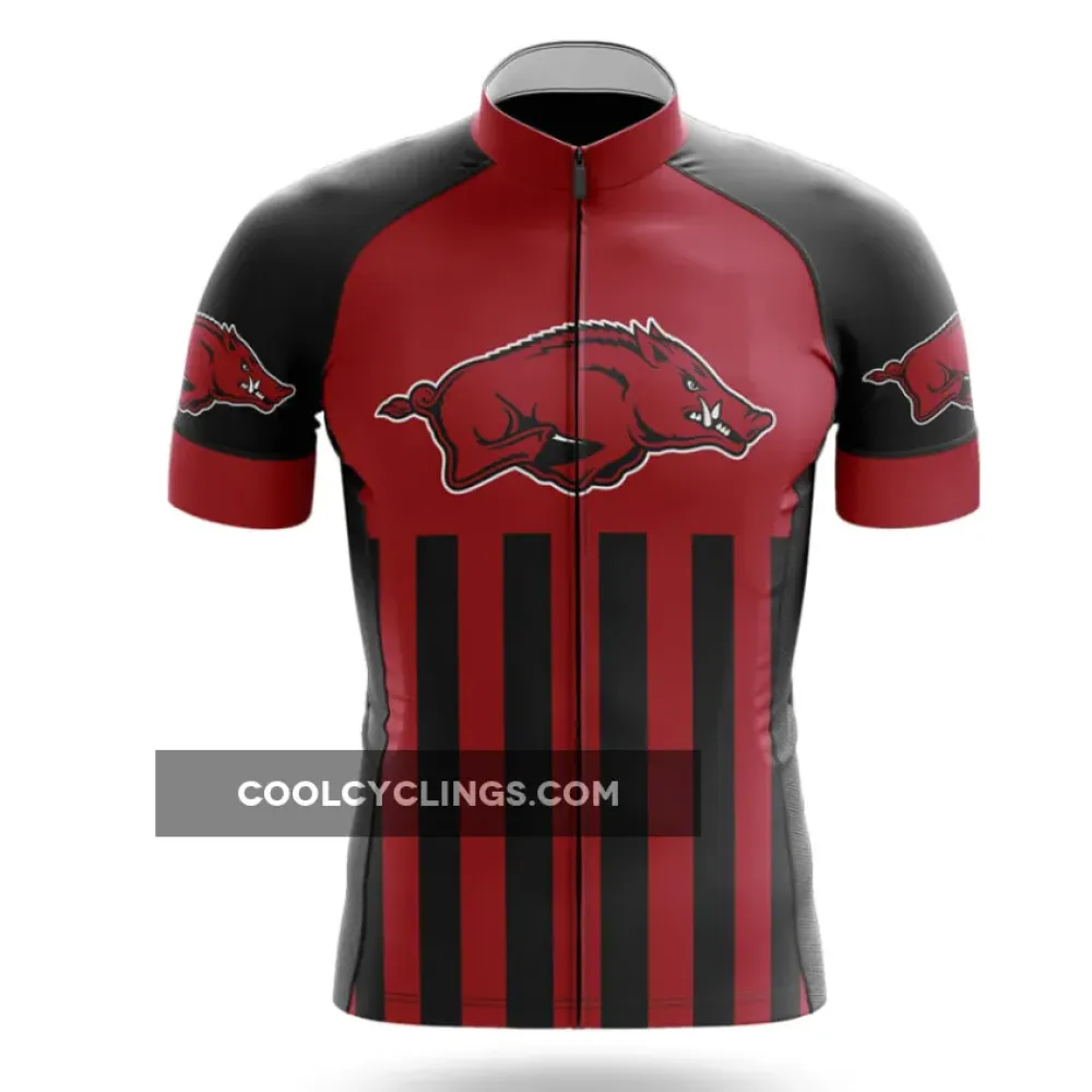 University of Arkansas USA Cycling Jersey Wild Hog Red/Black/White