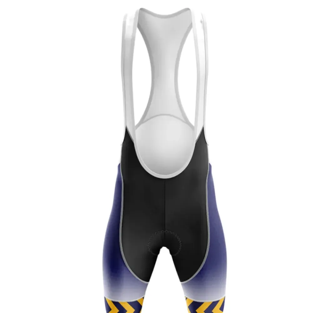 Therapy Men's Cycling Bibs Ver.2 Breathable Black/Yellow/Purple