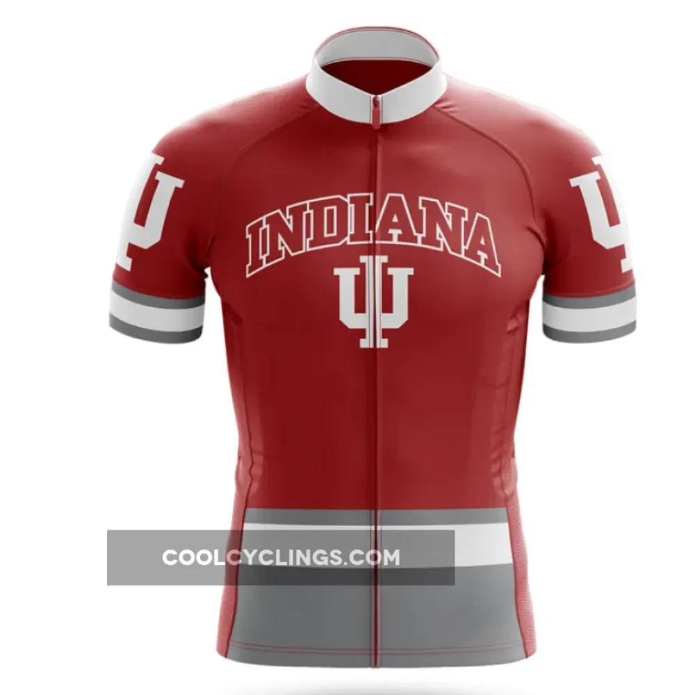 Indiana University Bloomington Cycling Jersey IU Red/Grey/White