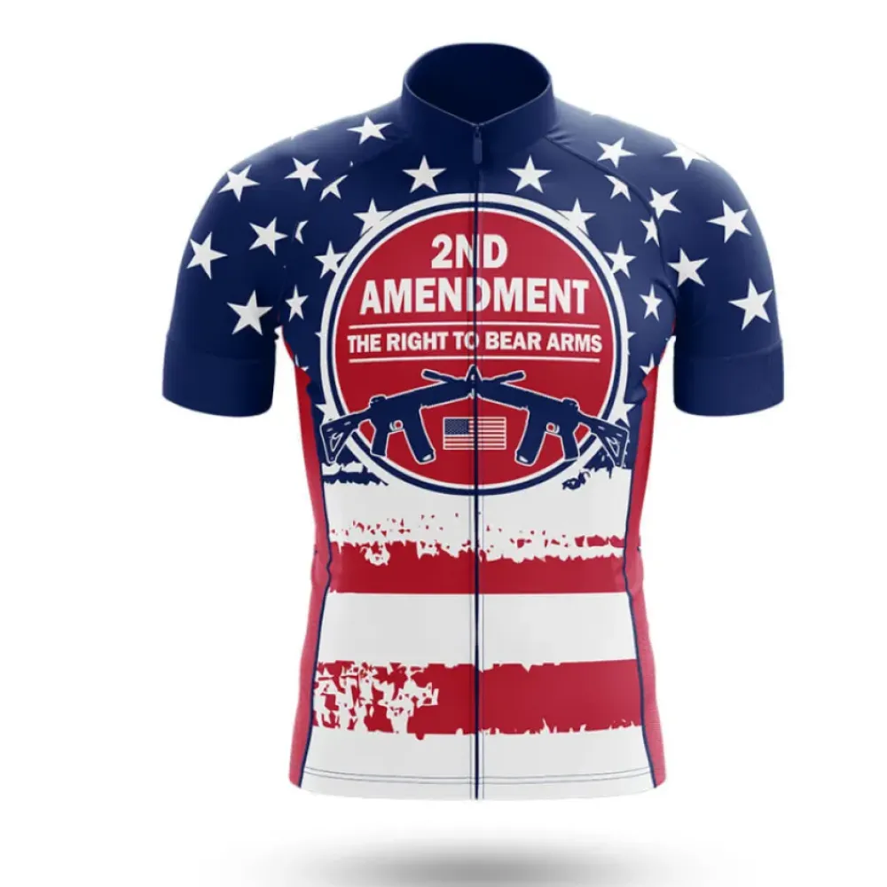 2nd Amendment Cycling Jersey Navy/Red/White