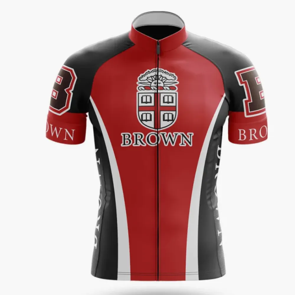 Brown University Cycling Jersey Classic Red/Black/White