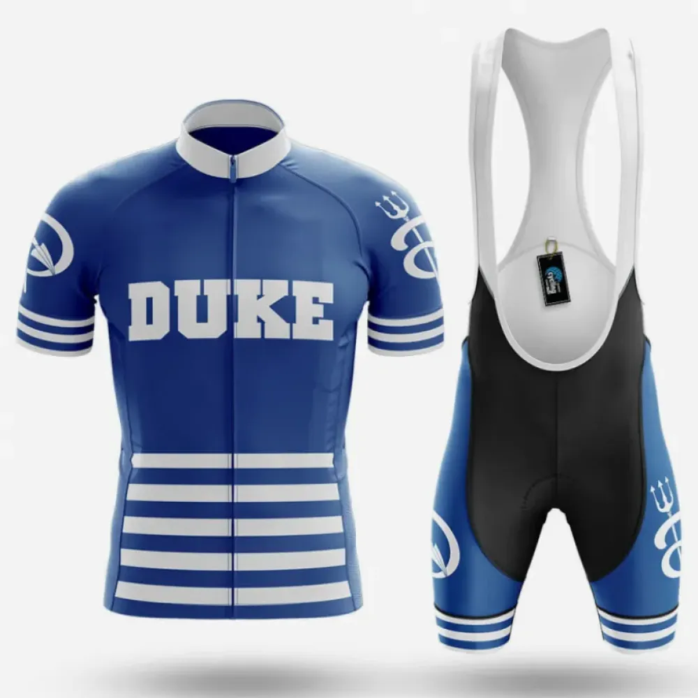Duke Cycling Kit Full Set Blue/White/Black