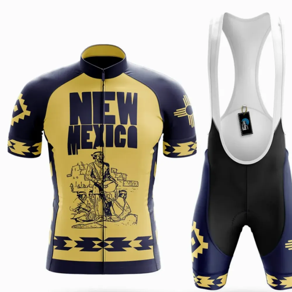 New Mexico Symbol Cycling Kit Full Set Yellow/Blue/Gold