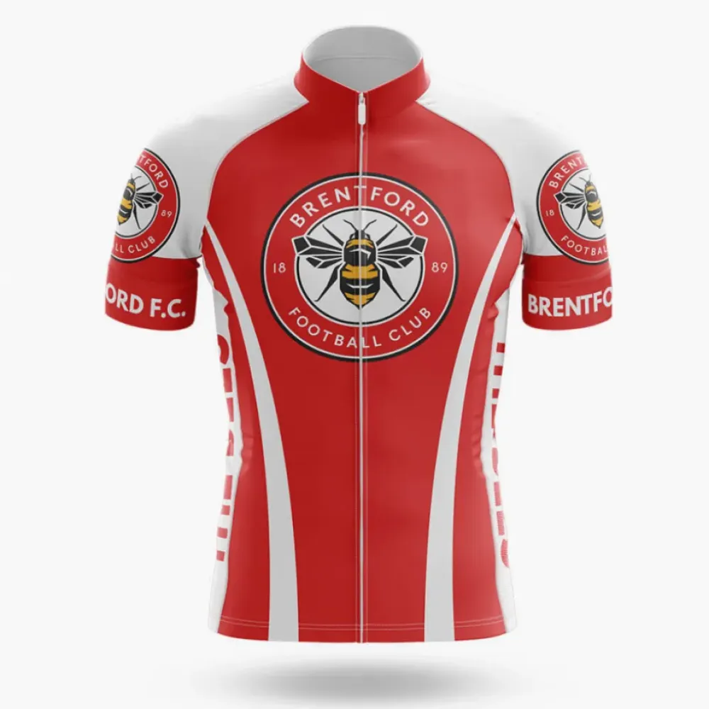 Brentford F.C. Cycling Jersey Bees Red/White/Grey