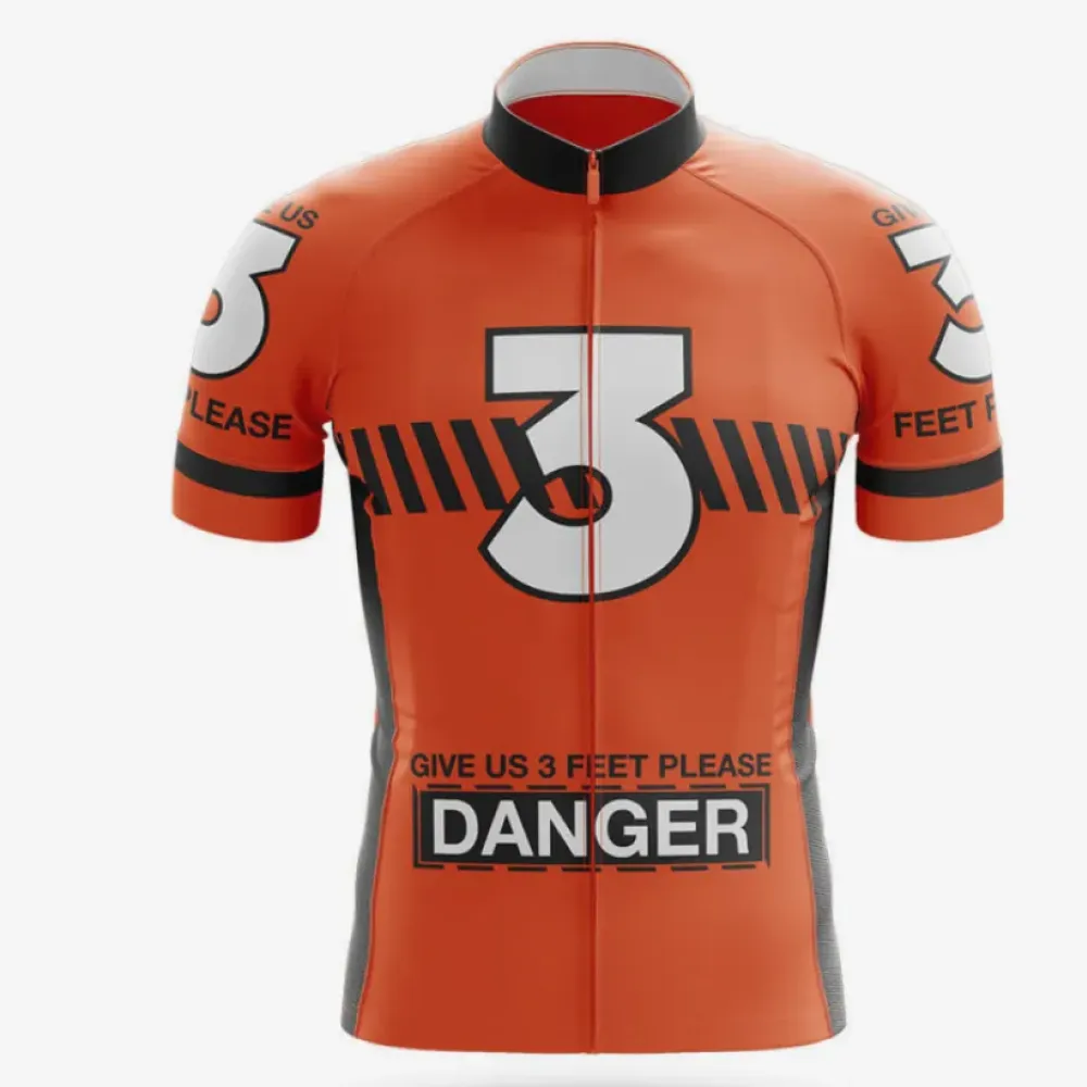 Danger Jersey 3 Feet Please Orange/Black/Red