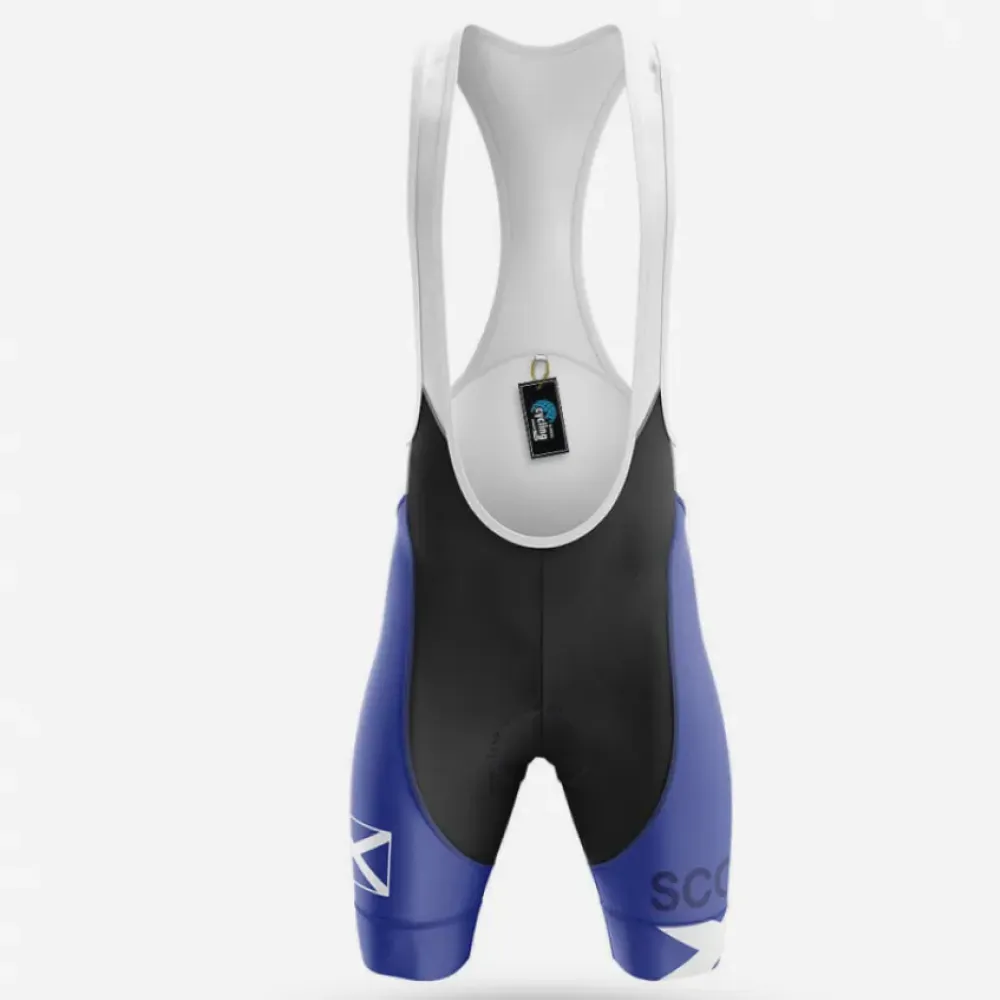 Scott Symbol Cycling Bibs White/Blue/Black