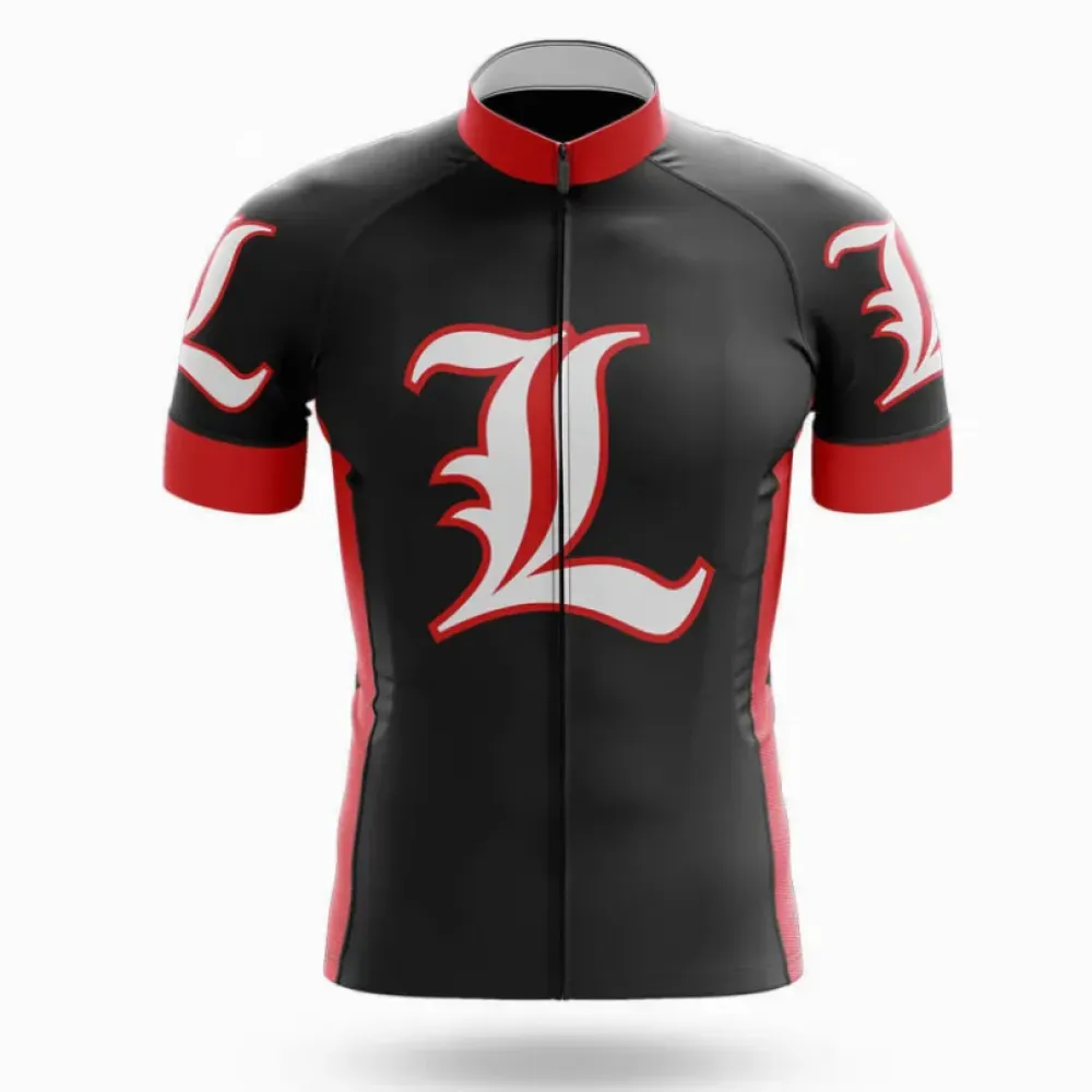 Louisville Cycling Jersey L Black/Red/Pink