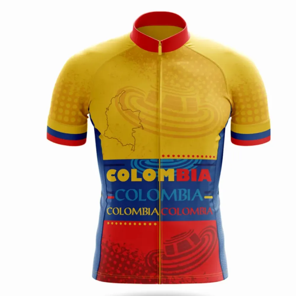 Colombian Pride Cycling Jersey Yellow/Red/Blue