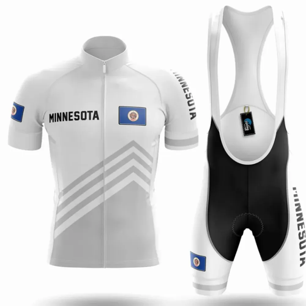 Minnesota S4 Cycling Kit Full Set White/Black/Grey