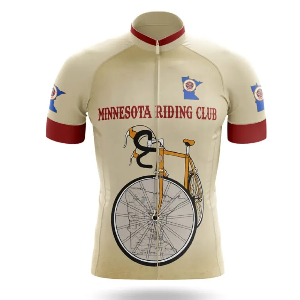 Minnesota Riding Club Retro Bicycle Cream/Red/Blue