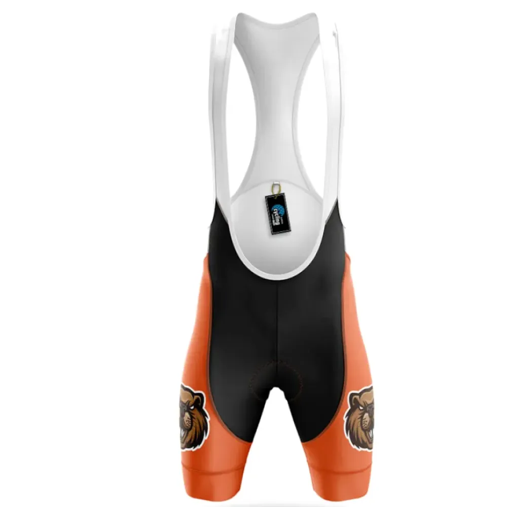 Oregon State Cycling Bibs Bear Black/Orange/Brown