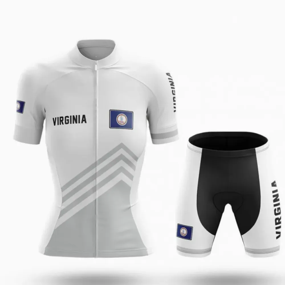 Virginia S4 Women Cycling Kit White/Gray/Black