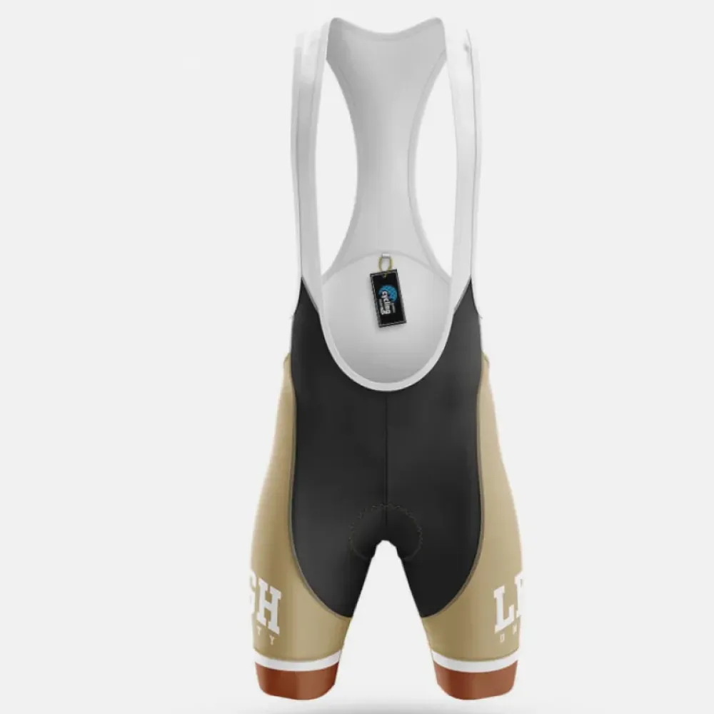 Lehigh Cycling Bibs Comfortable Black/Gold/White