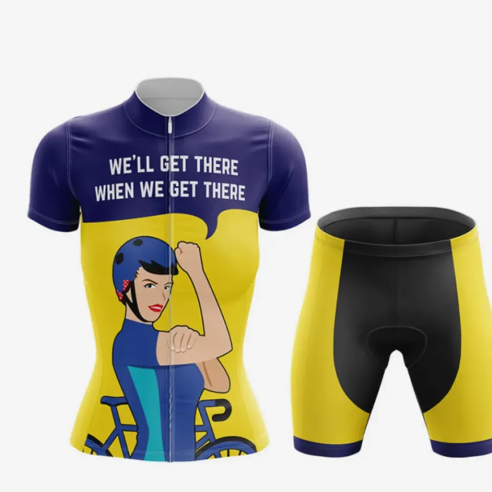Cycling Kit We'll Get There Navy/Yellow/Black