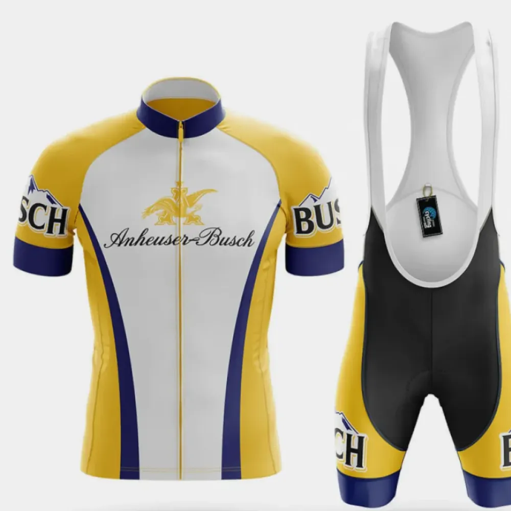 Anheuser-Busch Cycling Kit Full Set Yellow/White/Blue