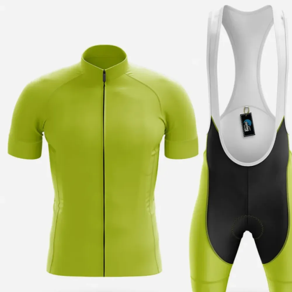 Cycling Kit Lime Green/White/Black