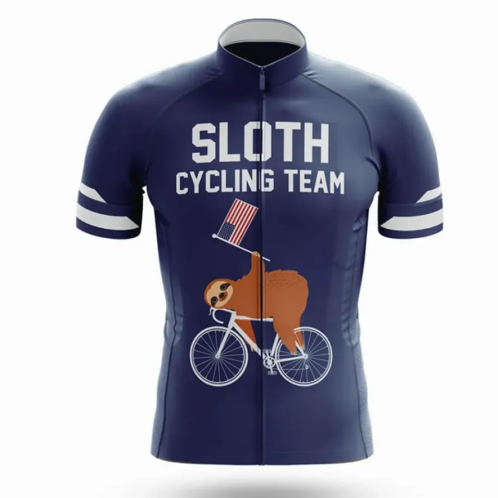 Sloth Cycling Team USA Navy/White/Grey