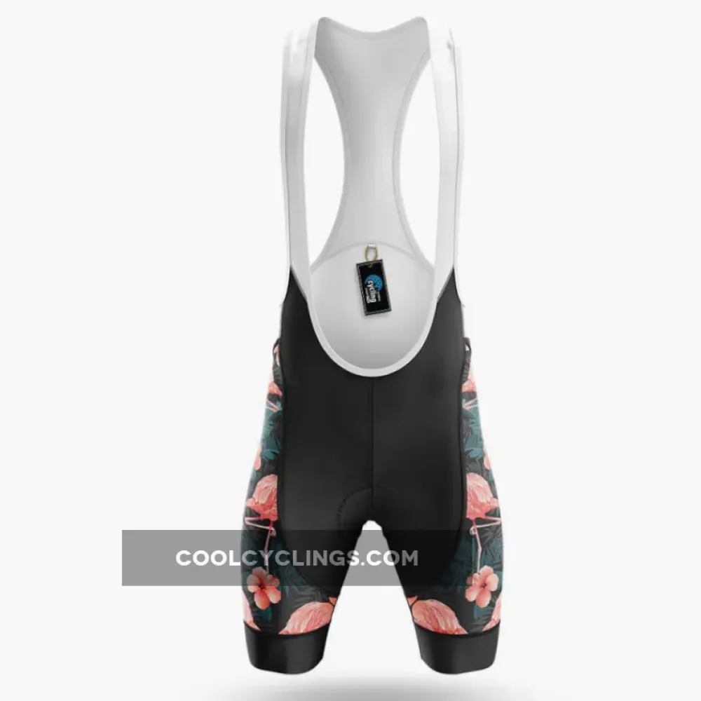 Cycling Bibs Flamingo Black/Pink/Green