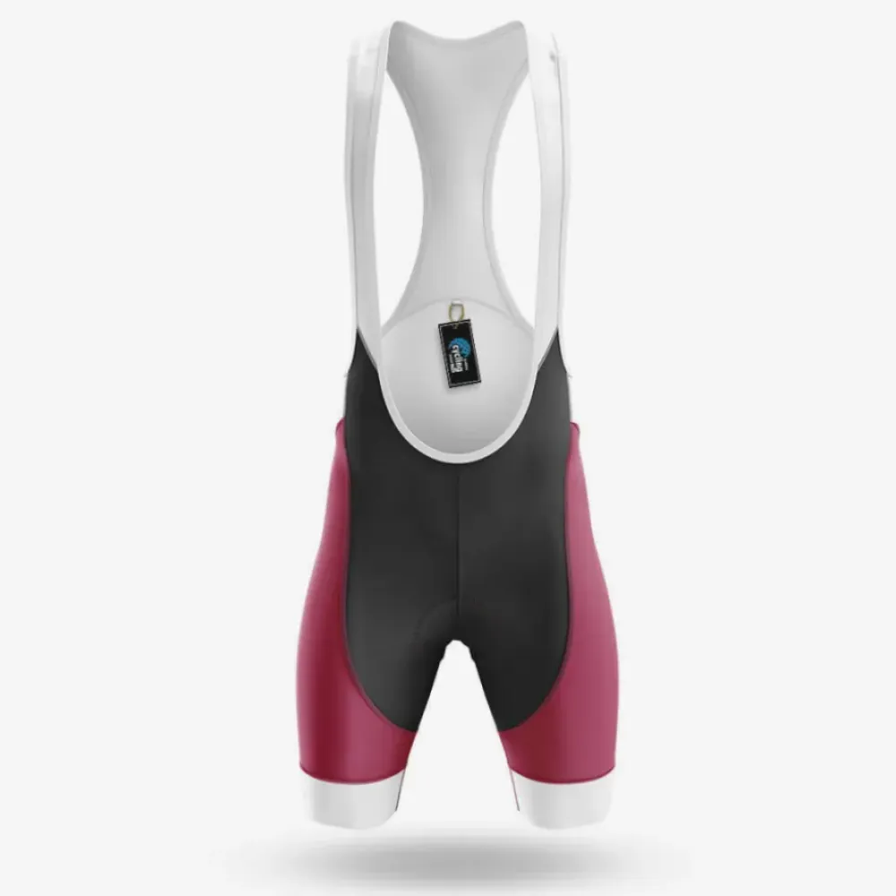 Santa Claus Cycling Bibs Comfortable Black/Pink/White