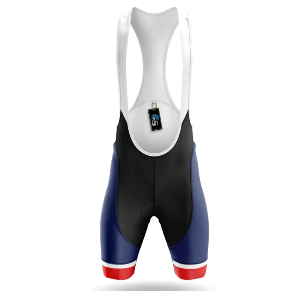 US Military Team Cycling Bibs Comfortable Navy/Red/White