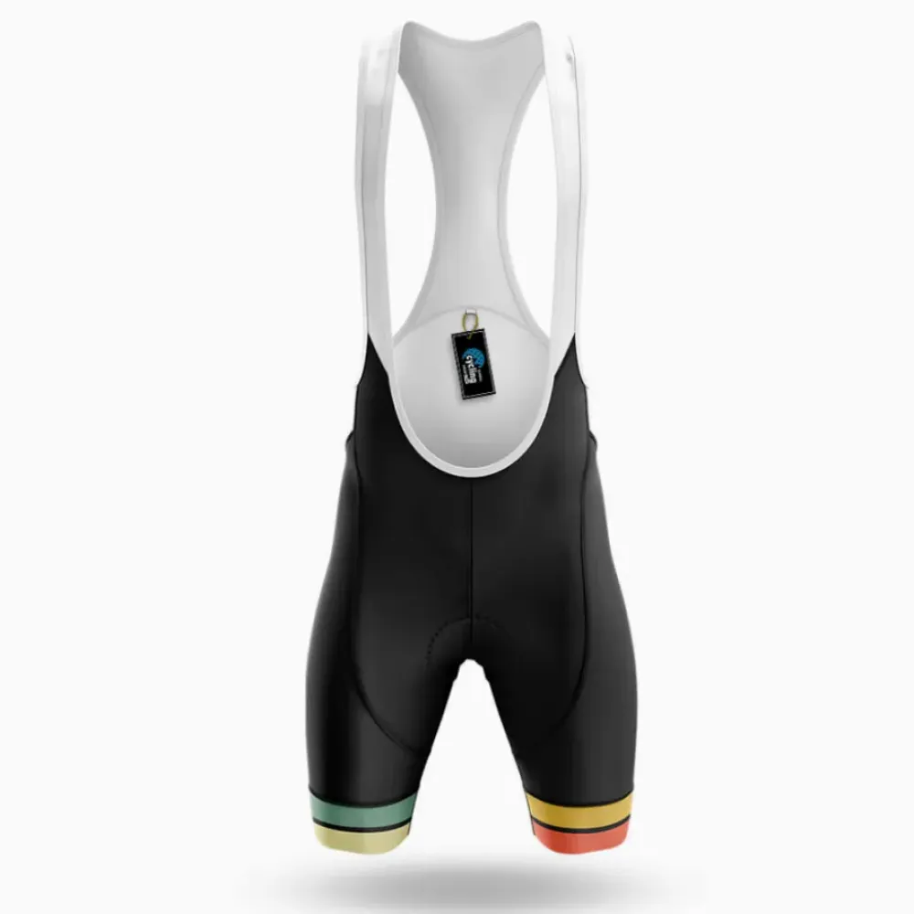 Cycling Bibs Comfortable Black/Gold/White