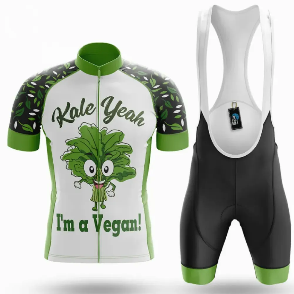 Cycling Kit Kale Yeah Green/White/Black