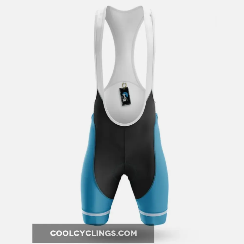 Cycling Nurse Bibs Breathable Blue/Black/White
