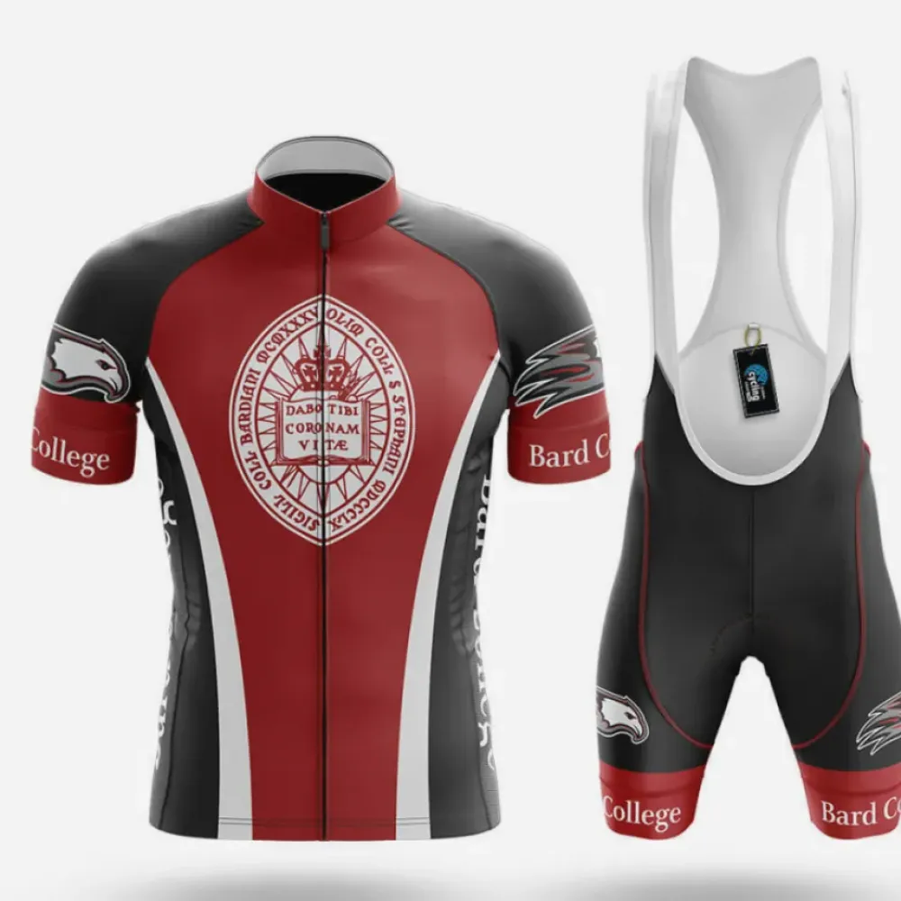 Bard College Cycling Kit Full Set Red/Black/White