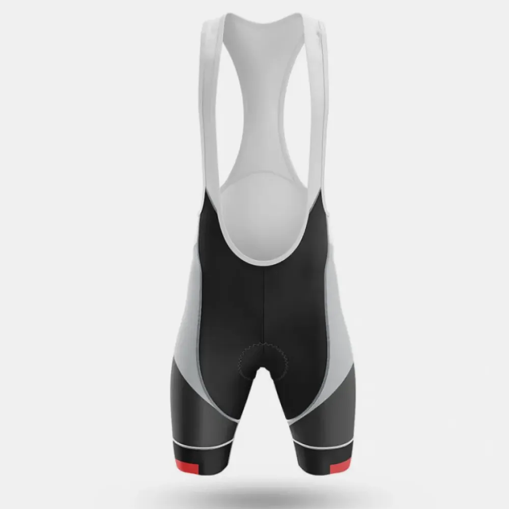 Born To Ride Bibs Breathable White/Black/Red