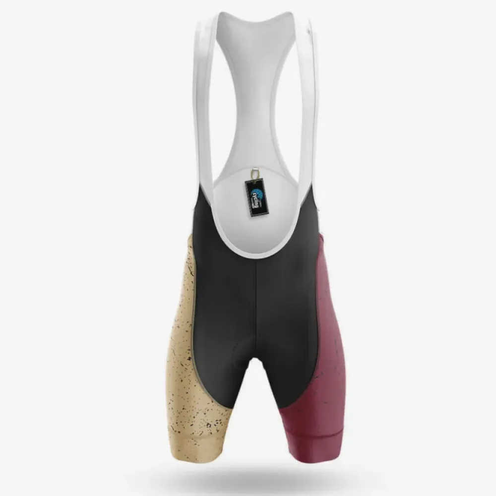 Florida State University Cycling Bibs Speckled Black/Cream/Purple