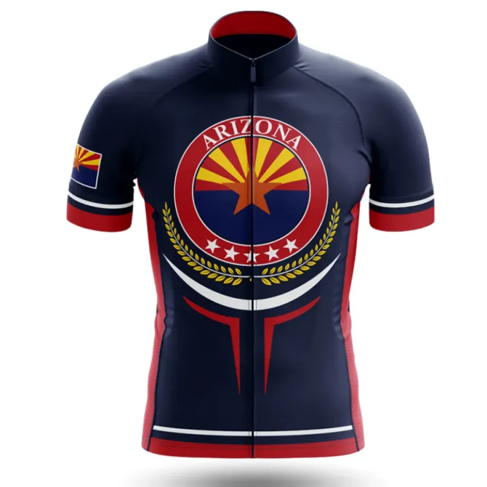 Arizona V19 Cycling Jersey Navy/Red/Yellow