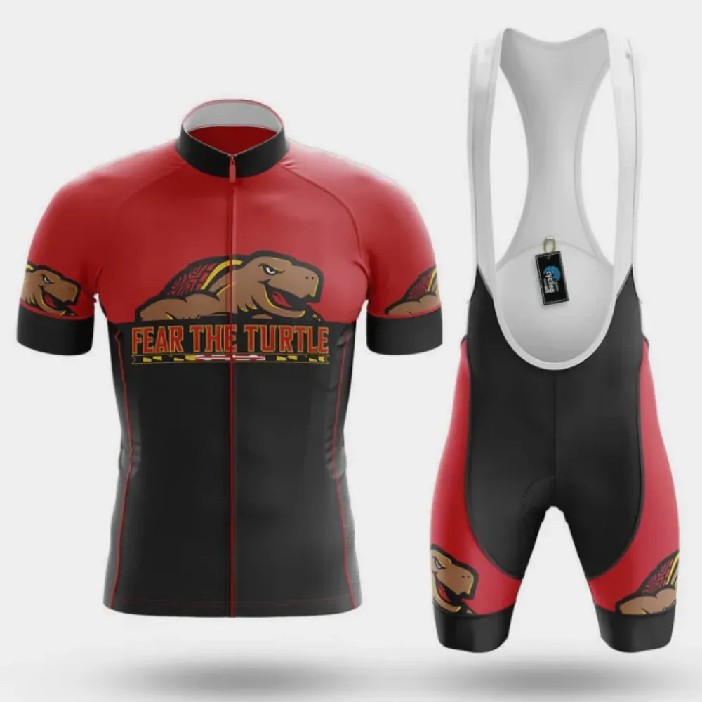 Fear The Turtle Cycling Kit Bold Red/Black/White