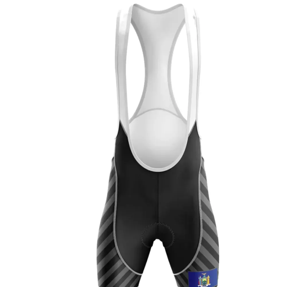 New York V13 Black Cycling Bibs //