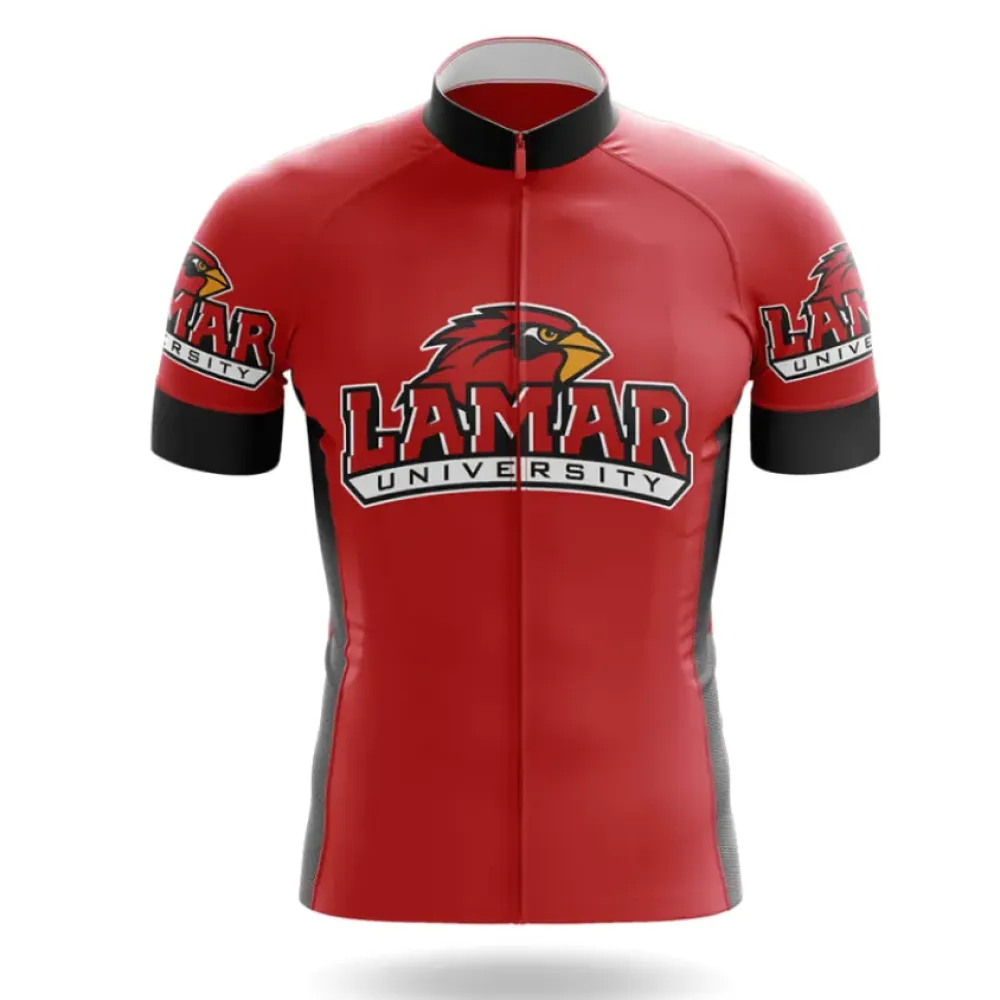 Lamar Cardinals Cycling Jersey Red/Black/Grey
