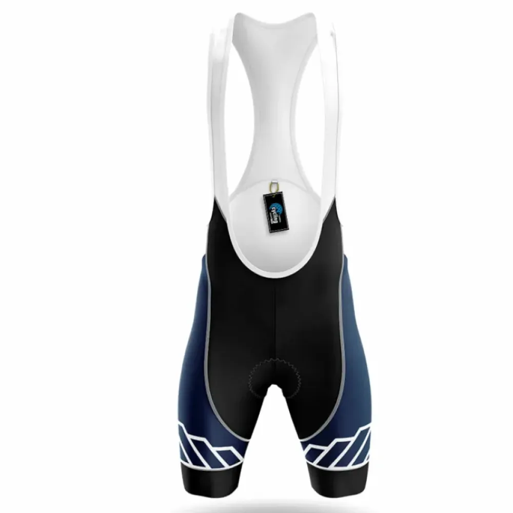 Cycling Bibs Custom Team Name Navy/White/Black