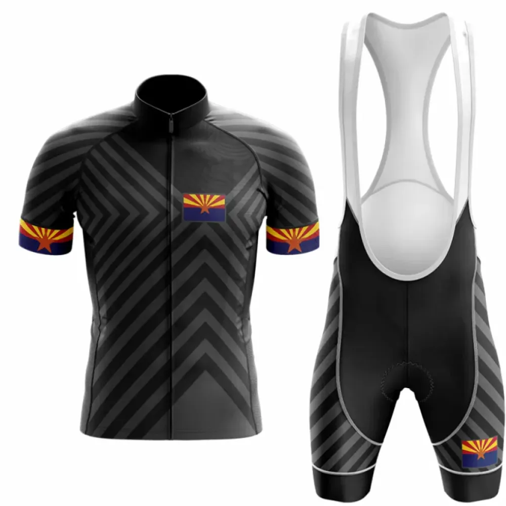 Arizona V13 Black Cycling Kit Full Set Black/White/Grey