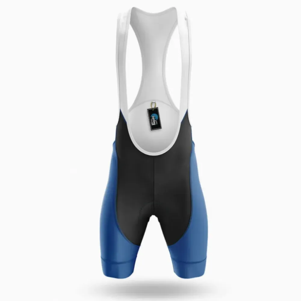 Texas Cycling Bibs Comfortable Blue/White/Black